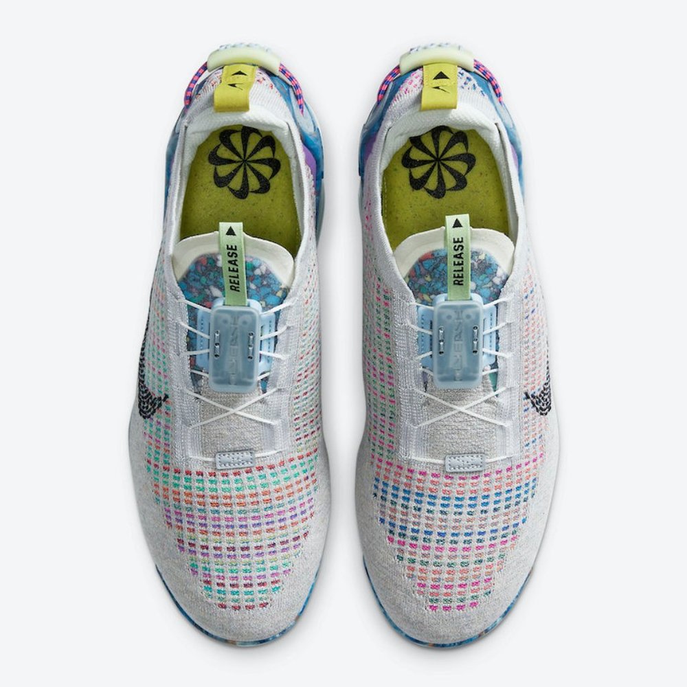Nike Air VaporMax 2020 Flyknit Running Pure Plat - Picture 5 of 8